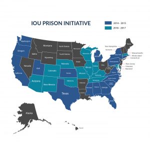 IOU Prison Initiative Map